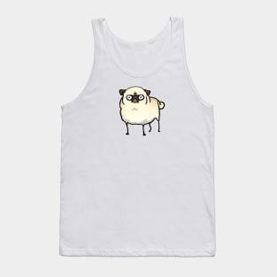 Angry Pug (fawn) Tank Top